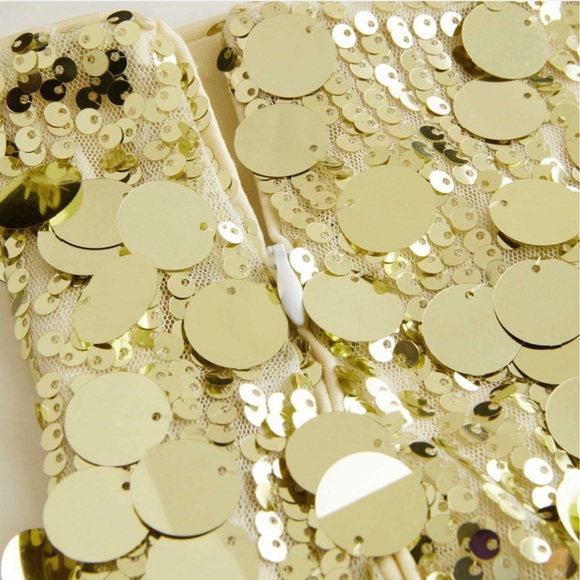 Cider Gold Sequin Skirt small NWT - Picture 4 of 4